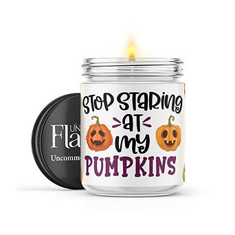 Stop Staring At My Pumpkins - 22-oz Candle Jar - Perfect Autumn