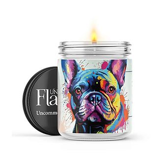 French Bulldog - 22-oz Candle Jar - Eucalyptus