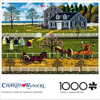 Buffalo Games 1000 pc The Boccie Ladies of Marthas Vin