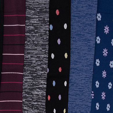 Women's MUK LUKS 6-Pack Knee-High Compression Socks