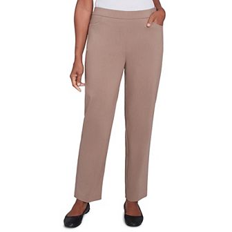 Women's Alfred Dunner Classic Balanced Short Length Pants
