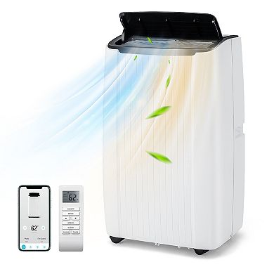Portable Air Conditioner 4-in-1 Smart Wifi Enabled Home Ac Unit With Heat