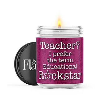 Educational Rockstar - 22-oz Candle Jar - Sea Salt & Peony