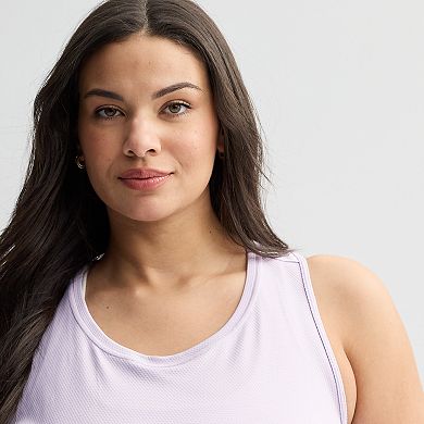 Plus Size Tek Gear® Mesh Racer Back Tank
