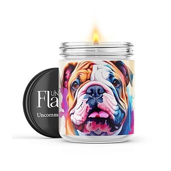 Bulldog - 22-oz Candle Jar - Wildflowers
