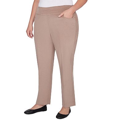 Plus Size Alfred Dunner Classic Balanced Short Length Pants