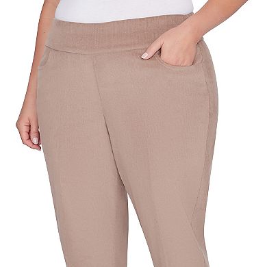 Plus Size Alfred Dunner Classic Balanced Short Length Pants