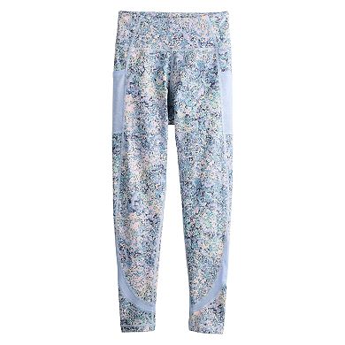 Women's Tek Gear® Ultrastretch Mesh Pieced 7/8 Leggings