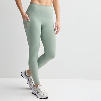 Women's Tek Gear® Ultrastretch Mesh Pieced 7/8 Leggings