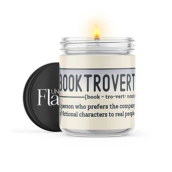 Booktrovert - 22-oz Candle Jar - Wildflowers