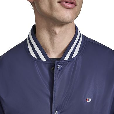 Men's Champion® Classic Varsity Bomber Jacket with Quilted Lining