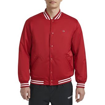 Men's Champion® Classic Varsity Bomber Jacket with Quilted Lining
