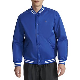 Men's Champion® Classic Varsity Bomber Jacket with Quilted Lining