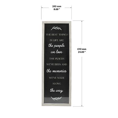 New View Gifts & Accessories Best Things in Life Framed Wall Decor