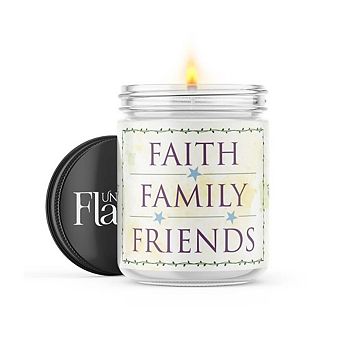 Faith Family Friends - 22-oz Candle Jar - Sea Salt & Peony