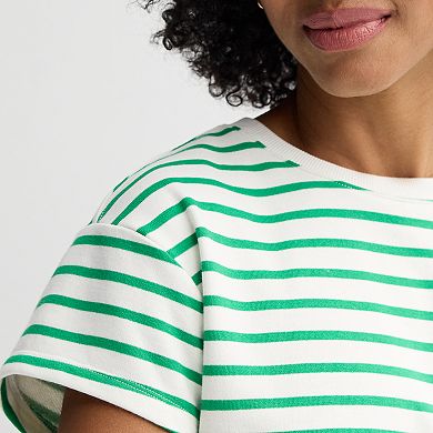 Women's Sonoma Goods For Life® French Terry Stripe Tee