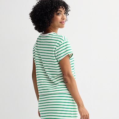 Women's Sonoma Goods For Life® French Terry Stripe Tee
