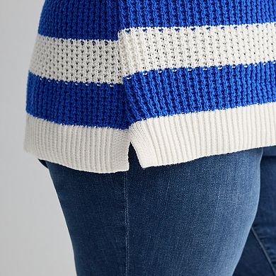 Plus Size Sonoma Goods For Life® Button-Front Cardigan