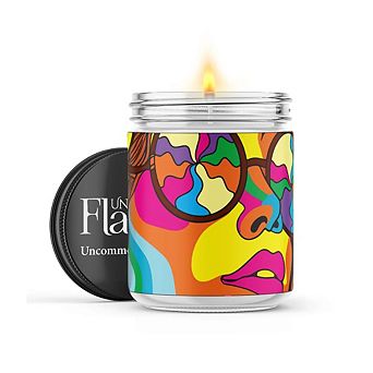 Hippie Glasses - 22-oz Candle Jar - Eucalyptus