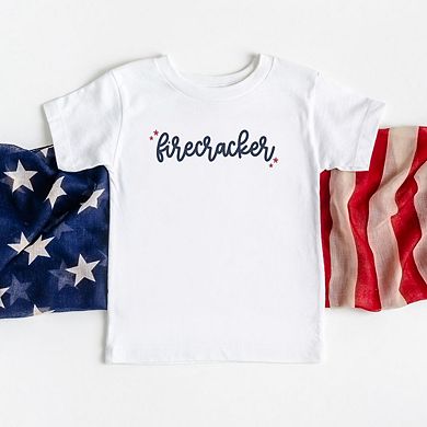 Firecracker Stars Toddler Short Sleeve Graphic Tee