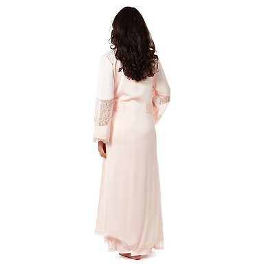 Women's Lace Trimmed Robe