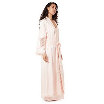 Women's Lace Trimmed Robe