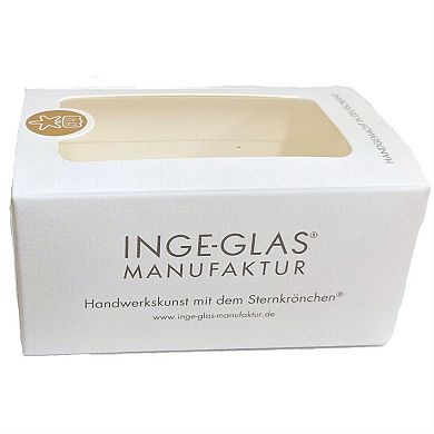 Inge Glas Eclair Pastry German Glass Christmas Tree Ornament Free Box