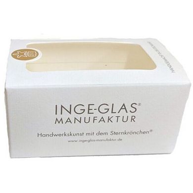 Inge Glas Forest Mushroom Clip On German Glass Ornament Free Box 3.8 Inch