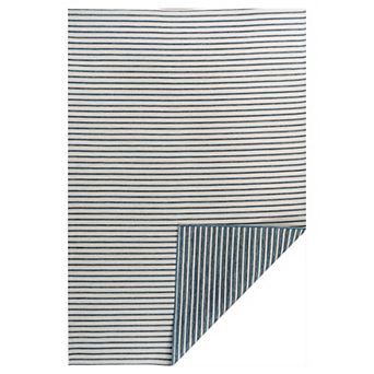 Damon Classic Coastal Pinstripe Reversible Machine-washable Indoor/outdoor Area Rug