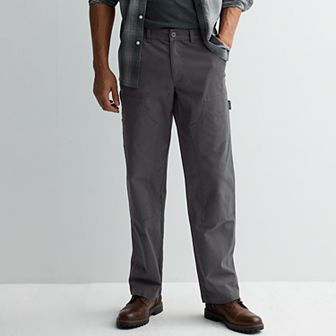 Men's Sonoma Goods For Life® Straight-Fit Canvas Carpenter Pants