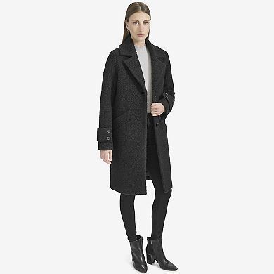Women's Andrew Marc Notch Collar Tailored Coat