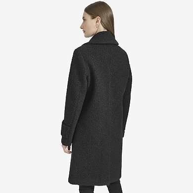 Women's Andrew Marc Notch Collar Tailored Coat