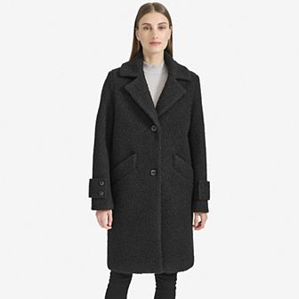 Women's Andrew Marc Notch Collar Tailored Coat