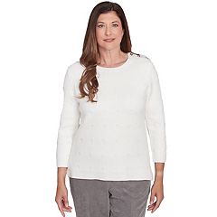 Alfred dunner petite sweatshirts hotsell