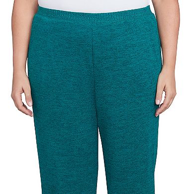 Plus Size Alfred Dunner Classic Straight Leg Short Length Pants