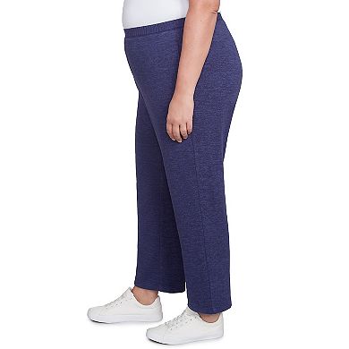 Plus Size Alfred Dunner Classic Straight Leg Medium Length Pants