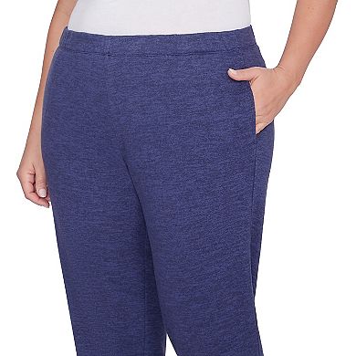 Plus Size Alfred Dunner Elastic Waist Joggers