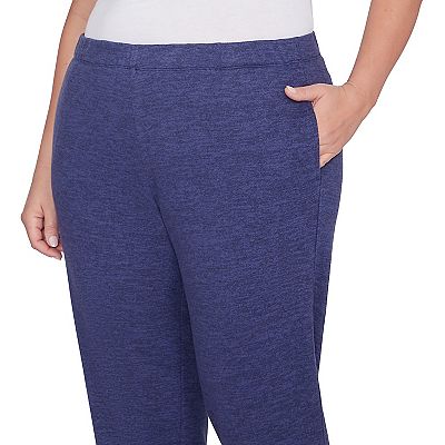 Plus Size Alfred Dunner Elastic Waist Joggers