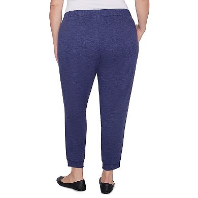 Plus Size Alfred Dunner Elastic Waist Joggers