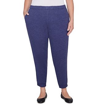 Plus Size Alfred Dunner Elastic Waist Joggers