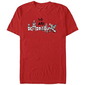 Men's Marvel Deadpool And Wolverine We Are All Deadpool Graphic Tee