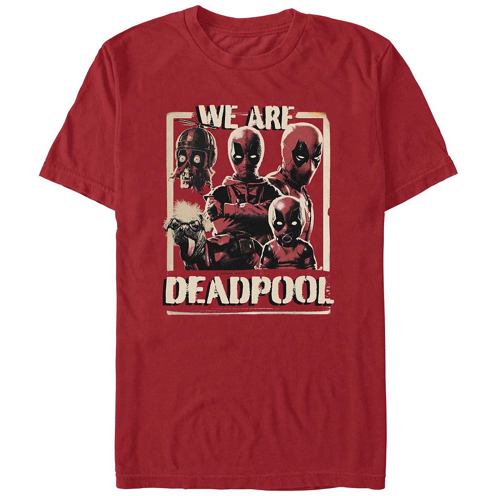 White Men's Deadpool Vs Wolverine Graphic T-Shirt by Being Human Clothing