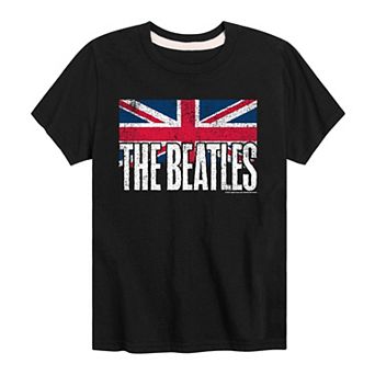 Boys 8-20 The Beatles Union Jack Vintage Graphic Tee