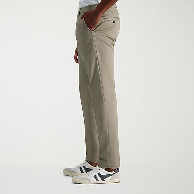 Men's Haggar® Wrinkle Free Performance Khaki Slim Fit Flat Front Pants