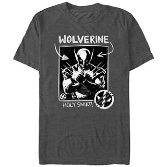 Men's Marvel Deadpool And Wolverine Holy Snikt Graphic Tee