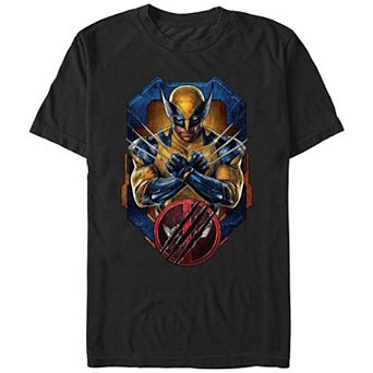 Men's Marvel Deadpool And Wolverine Main X-Men Graphic Tee