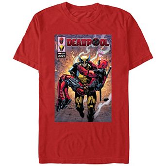 Men's Marvel Deadpool And Wolverine Bromance Poster Graphic Tee
