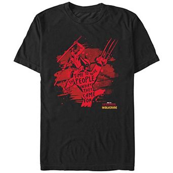 Men's Marvel Deadpool And Wolverine Give What They Came For Graphic Tee