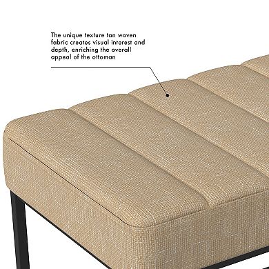 HomePop Theodore Small Ottoman