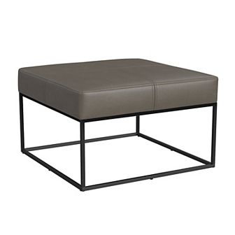 HomePop Large Square Metal Ottoman